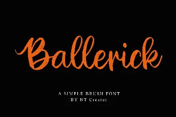 Ballerick font