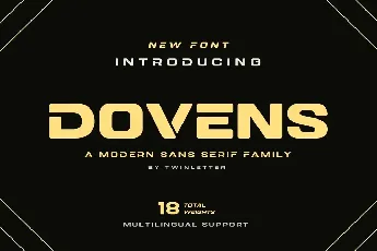 DOVENS Personal Use font