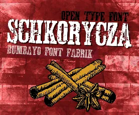 Schkorycza font