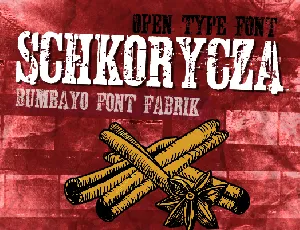 Schkorycza font