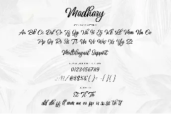 Madhary font