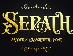 Serath - Personal use font