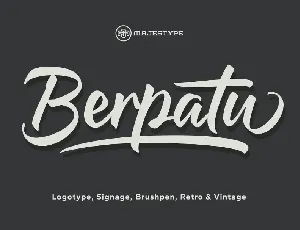 Berpatu font