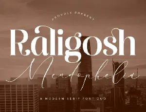 Raligosh Mendophelia Duo font