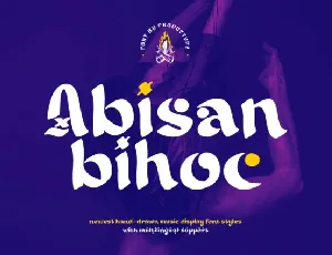 Abisan Bihoc font