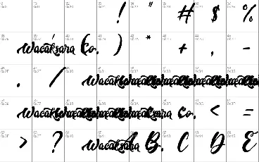 De Hyang Script - Demo font