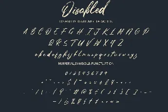 Disabled font