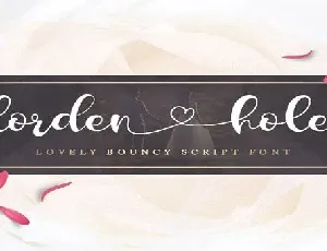 Lorden Holen font