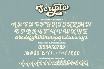 Scripto font