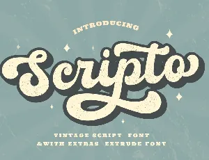 Scripto font