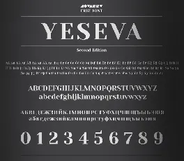 Yeseva One font