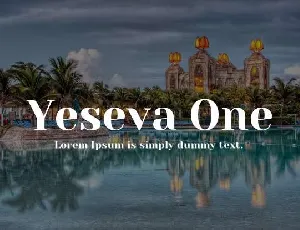 Yeseva One font