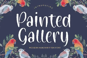 Painted Gallery font