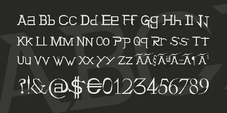 Holitter Titan font