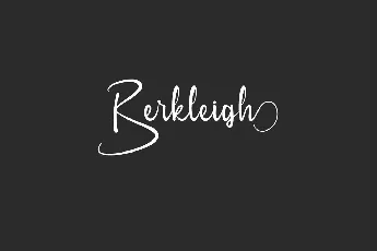 Berkleigh Demo font