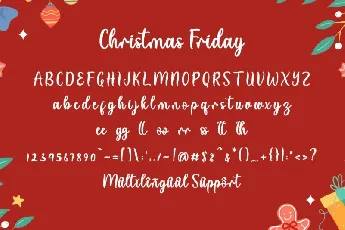 Christmas Friday font