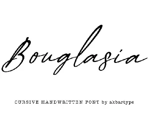 Bouglasia font