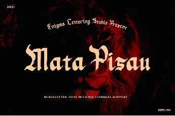 Mata Pisau font