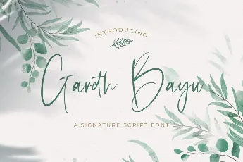 Gareth Bayu font