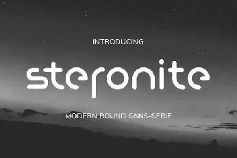 Steronite Sans Serif font