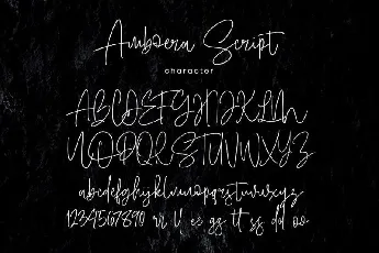 Amboera Handwritten font