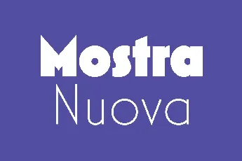 Mostra Nuova font