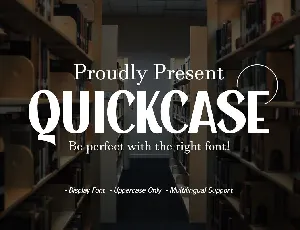 Quickcase font