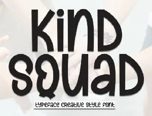 Kind Squad Display font