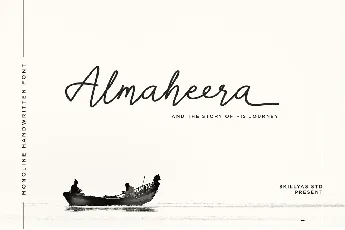 Almaheera font