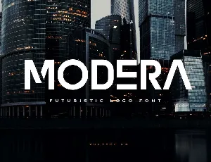 Modera font