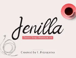 Jenilla font