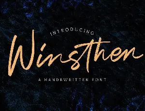 Winsthen font