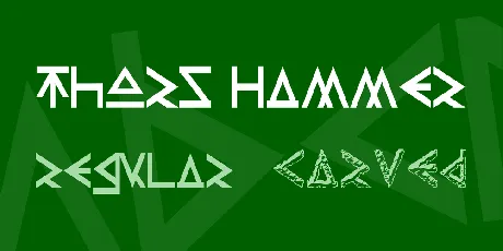 Thors Hammer font