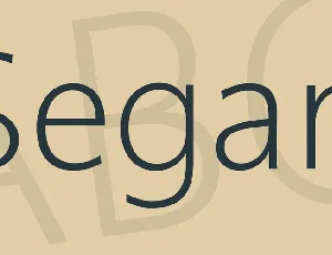 Segan font