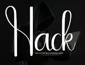 Hack Script font