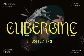 EUBERGINE font