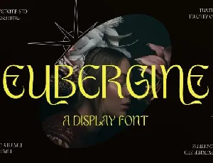 EUBERGINE font