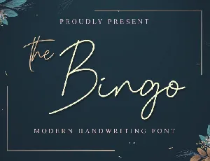 The Bingo font