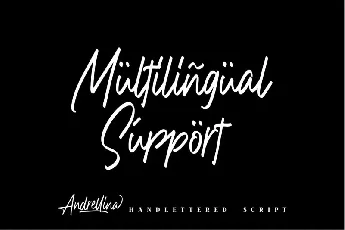 Andrellina Signature font