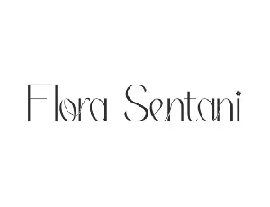Flora Sentani font