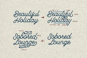 Beautiful Holiday Free font