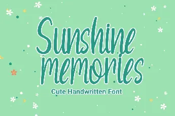 Sunshine Memories font