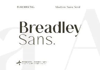 Breadley Sans font