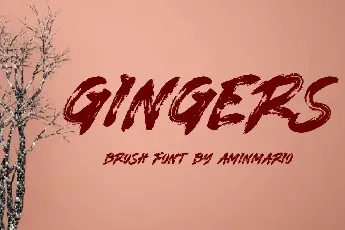 GINGERS font