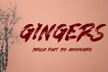 GINGERS font