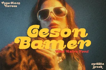 Geson Bamer Demo font