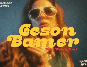 Geson Bamer Demo font