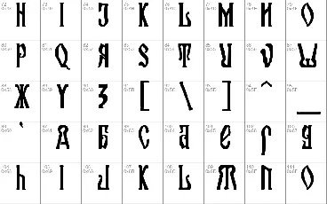 Kremlin Orthodox Church font