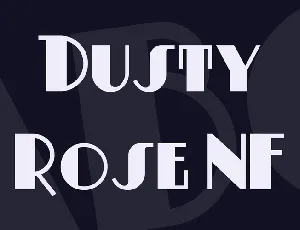 Dusty Rose NF font