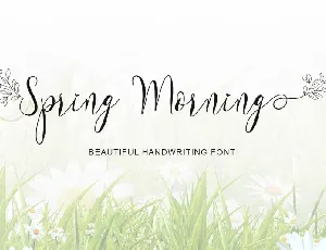 Spring Morning font